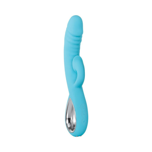 Triple Infinity Blue Rabbit Style Vibrator - SexToy.com