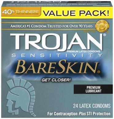 Trojan Sensitivity Bareskin Lubricated | SexToy.com