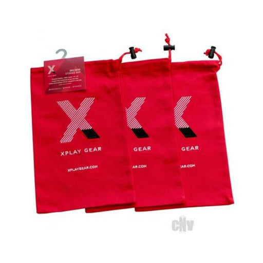 Ultra Soft Gear Bag 8x13 3pk Red - SexToy.com