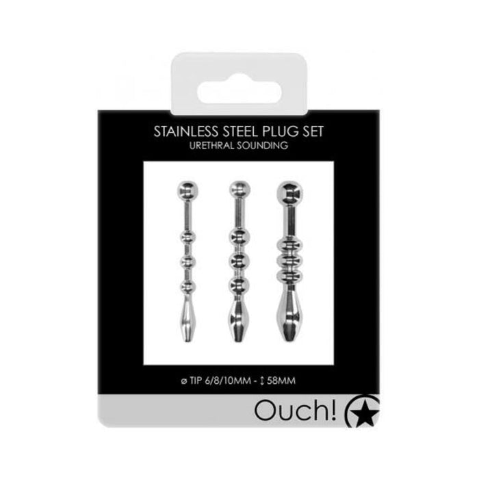 Urethral Sounding Metal Plug Set | SexToy.com