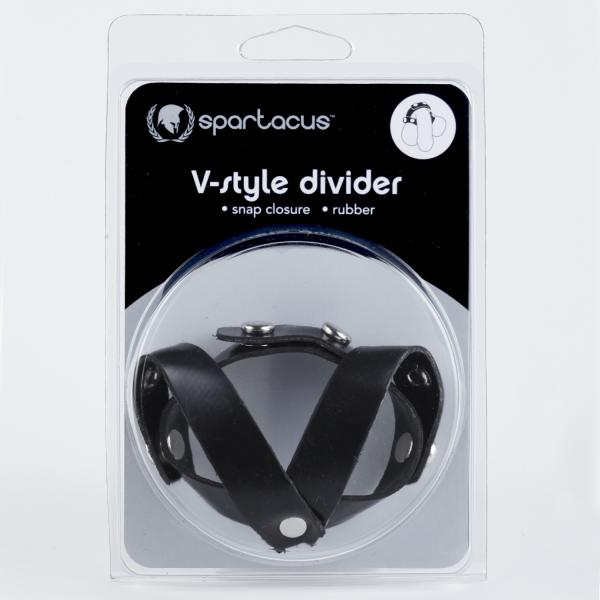 V Style Ball Divider Leather Oiltan | SexToy.com