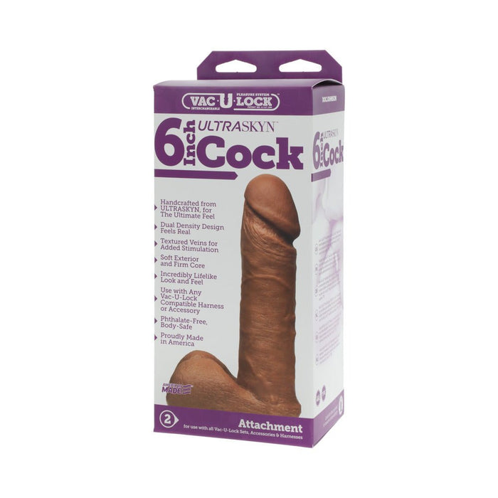 Vac-U-Lock 6 inches Ultraskyn Cock - SexToy.com