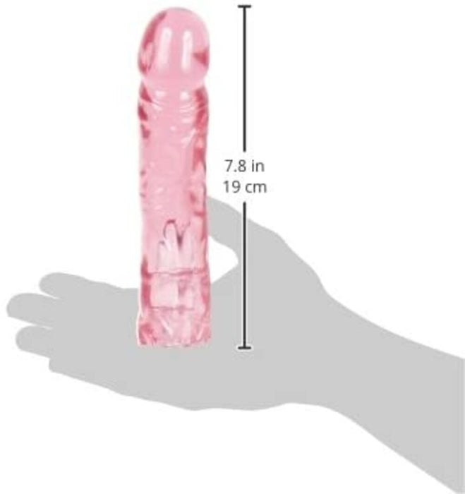 Vac-U-Lock 8" Crystal Jellies Dong - Pink | SexToy.com