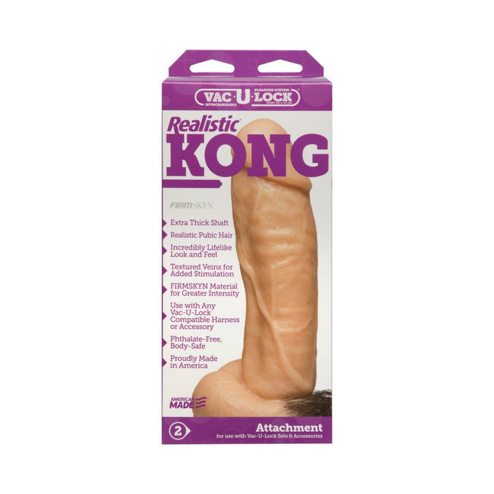 Vac-U-Lock 9.5" Realistic Kong Dong - SexToy.com