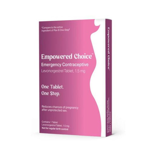Versa Empowered Choice Emergency Contraception Single Levonorgestrel 1.5 Mg Tablet - SexToy.com