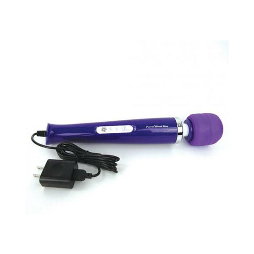 Voodoo Power Wand Plus 28X Plug In Purple - SexToy.com