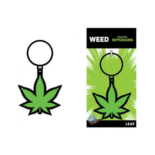 Weed Keychain Green Marijuana Leaf | SexToy.com