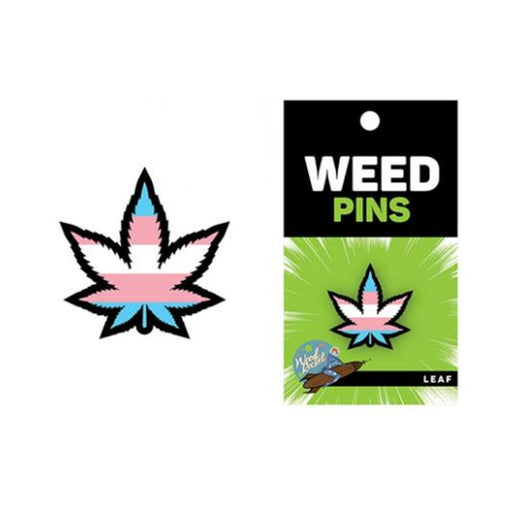 Weed Pin Trans Flag Leaf | SexToy.com