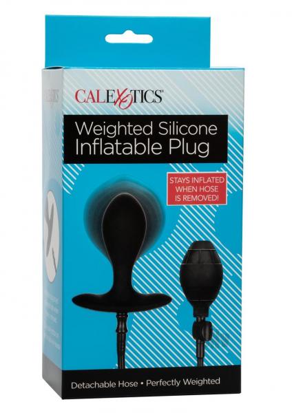 Weighted Silicone Inflatable Plug | SexToy.com