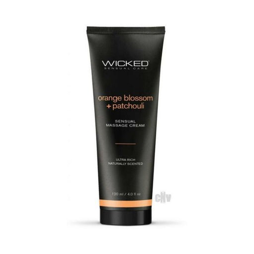 Wicked Orange Blossom + Patchouli Sensual Massage Cream 4 Oz. | SexToy.com