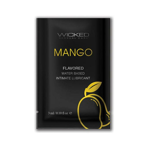 Wicked Sensual Care Water Based Lubricant - .1 Oz Mango - SexToy.com