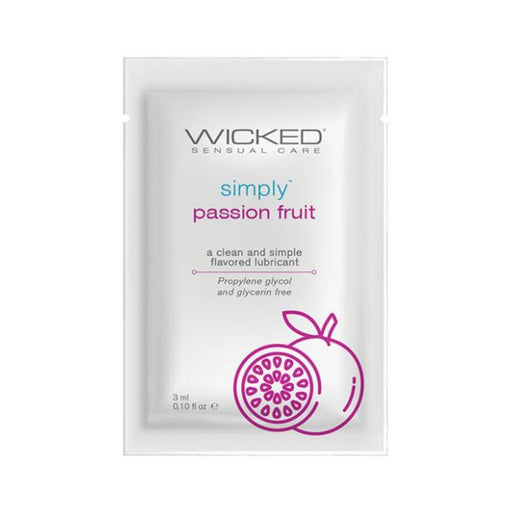 Wicked Simply Aqua Passion Fruit Packettes 144-count - SexToy.com
