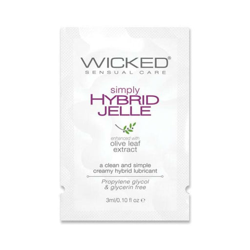 Wicked Simply Hybrid Jelle Packettes 144-count - SexToy.com