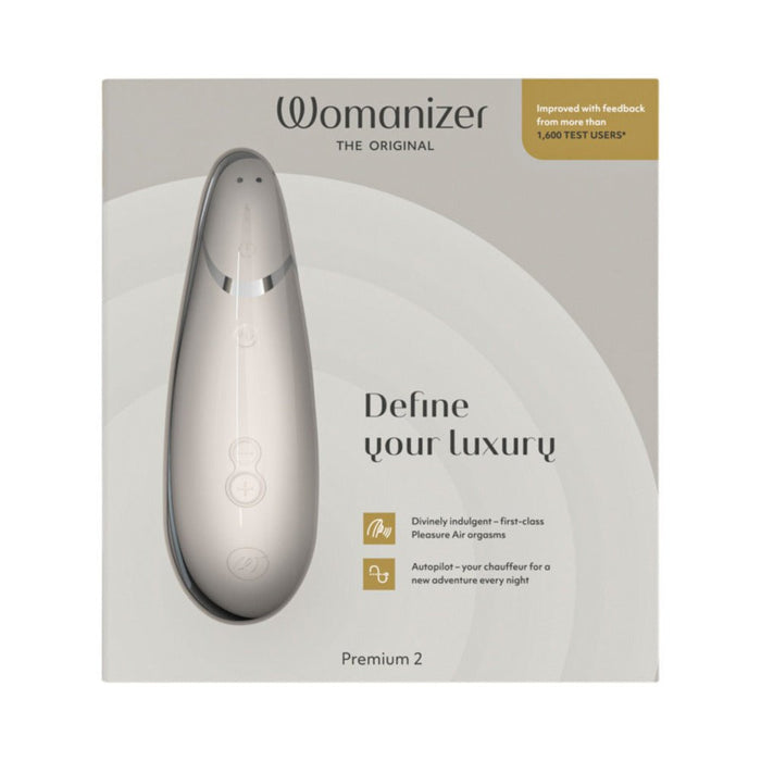 Womanizer Premium 2 Warm Gray - SexToy.com