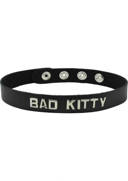 Wordband Collar Bad - Kitty - Black | SexToy.com