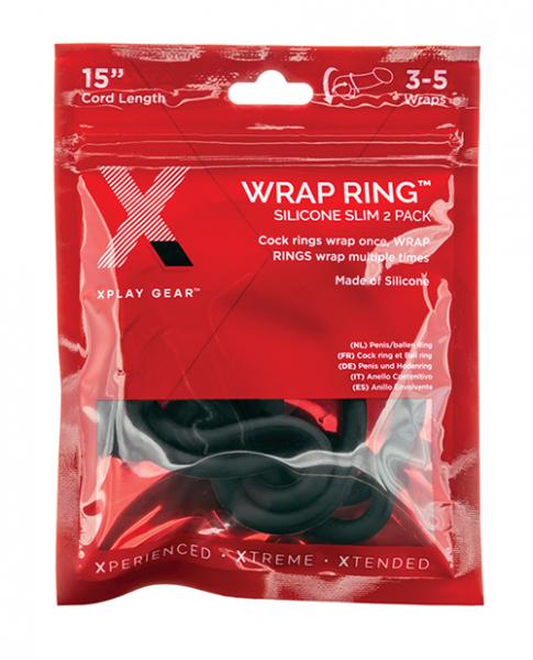 Xplay Silicone 15 Slim Wrap Ring " | SexToy.com