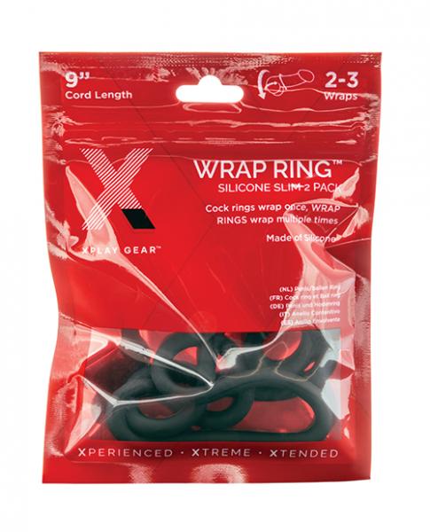Xplay Silicone 9 Slim Wrap Ring " | SexToy.com