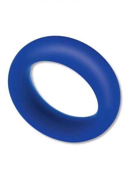 Zolo Extra Thick Silicone Cock Ring - Blue | SexToy.com