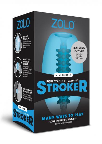 Zolo Mini Stroker Dome Blue | SexToy.com