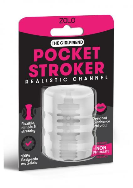 Zolo The Girlfriend Pocket Stroker White | SexToy.com