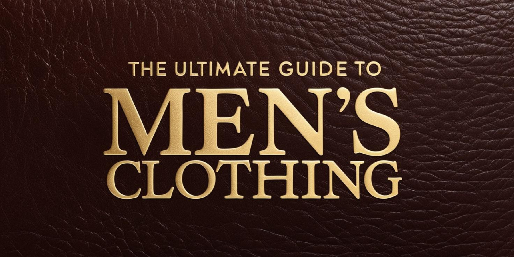 Elevate Your Style: The Ultimate Men's Clothing Guide