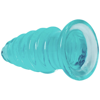 Crystal Jellies Anal Twist 6 Inch Teal