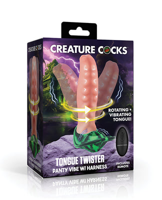 Creature Cocks Tongue Lasher Panty Vibe w/Harness