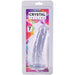 Crystal Jellies Realistic Cock 7 Inch Clear