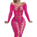 Black Pearl 2-Piece Heart Lace Crop Top With Leggings Neon Pink