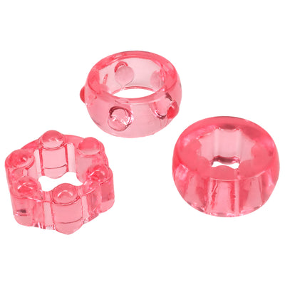 Crystal Jellies Performance Ring Set Pink