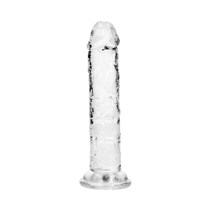 Realrock Realistic Dildo 5 in. Transparent - product view 2