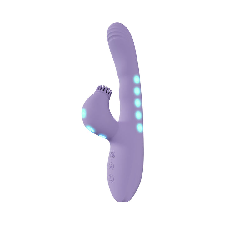 VIVE Andria LED G-Spot Vibrating and Tap Clit Stimulator Lavender - product view 2