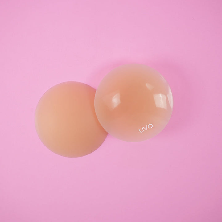 UVA Caramel Non-Adhesive Round Nipple Covers - product view 2