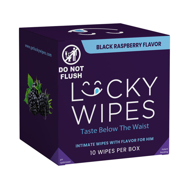Sweetums Lucky Wipes Black Raspberry Flavor 10-Pack