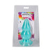 Crystal Jellies Double Pop Plug 6 in. Teal