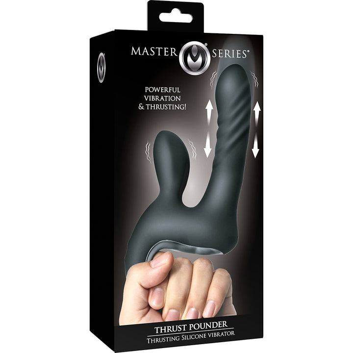 Master Series Thrust Pounder Thrusting Silicone Vibrator