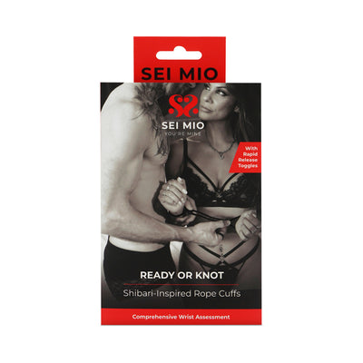 Sei Mio Knot On Call Pre-Tied Rope Wrist Cuffs