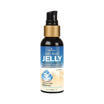 Sensuva Jelly Natural Water Based Personal Lubricant - 2 oz
