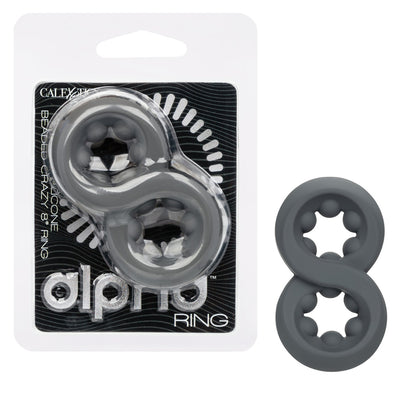 Alpha Liquid Silicone Beaded Crazy-8 Ring
