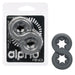 Alpha Liquid Silicone Beaded Crazy-8 Ring