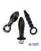 Dr. Tush's Dark Crystal Pleasures Collection Anal Plug Set - Glass