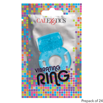 Foil Pack Vibrating Ring Blue 24 Pack