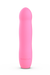 Flamingo pink B Swish Bdesired Infinite Deluxe smooth silicone massager with rounded tip and discreet branding.