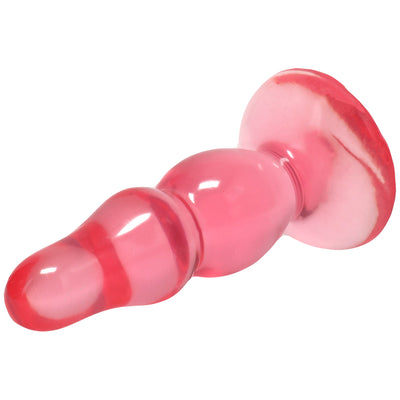 Crystal Jellies Novice Pop Plug 4 Inch Pink