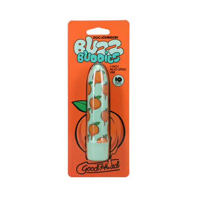 GoodHead Buzz Buddies 5 in. Muti-Speed Vibe Peaches
