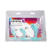 Crystal Jellies Curved Anal Trainer Set Teal