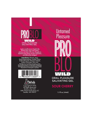 Problo Wild, Oral Pleasure Salivating Gel, Sour Cherry 1.5oz