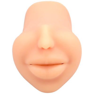 The Super Sucker Cum Guzzler Male Mouth Ultraskyn Masturbator Vanilla