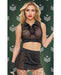 Dreams by Baci Lingerie Sergeant Seduction 5-pc Set - Black O/S
