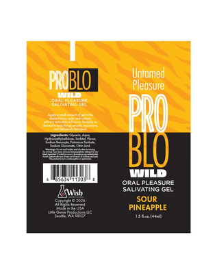 Problo Wild, Oral Pleasure Salivating Gel, Sour Pineapple 1.5oz